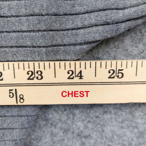 Madison + Hudson Sweater Womens XL Black Gray White Colorblock Ribbed Dolman - Picture 4 of 10